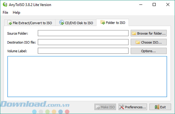 Hướng dẫn tạo file ISO nhanh nhất với AnyToISO