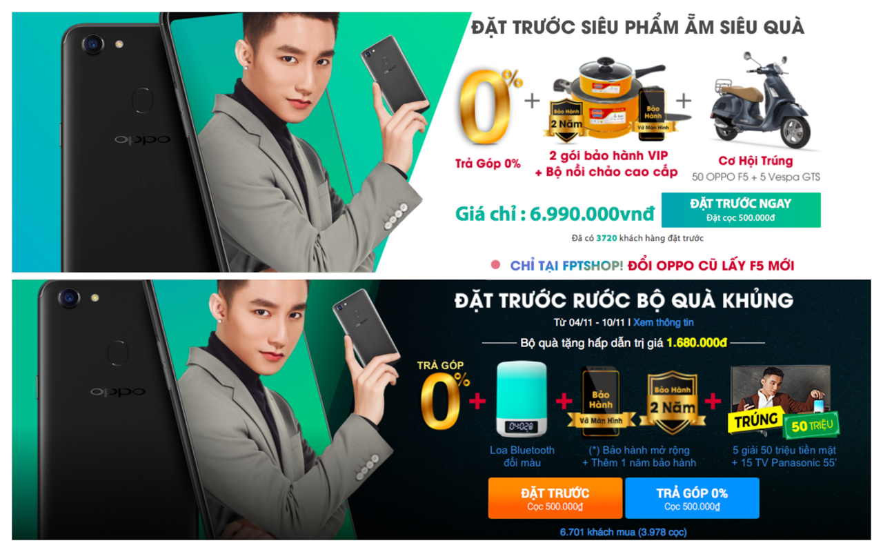 Mới 3 ngày cho đặt hàng, hơn 15.000 chiếc OPPO F5 đã được tìm thấy chủ nhân, sức nóng còn tăng mạnh