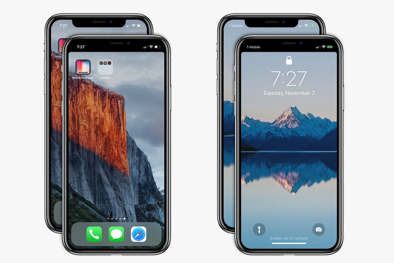 Notch Remover - ứng dụng hữu hiệu giúp giấu "tai thỏ" của iPhone X đã cập bến App Store