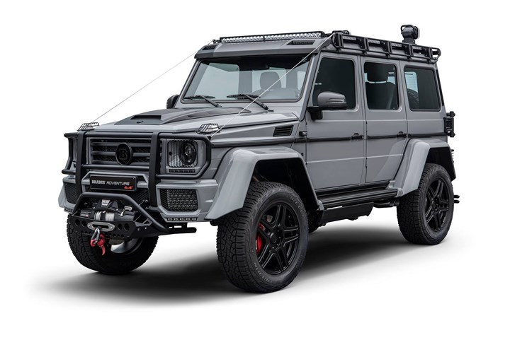 “Quái thú” G500 4x4 sau khi qua bàn tay của Brabus