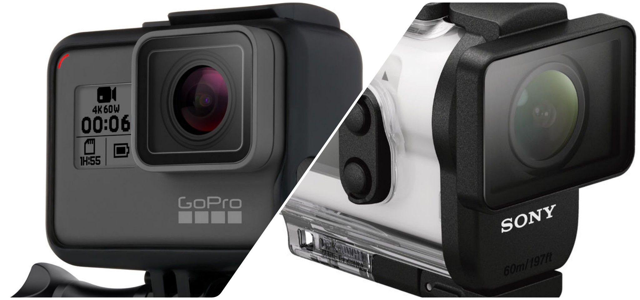 So sánh camera hành động Sony FDR-3000R và GoPro HERO6 [HOT]