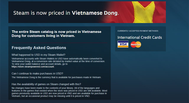Steam đã bắt đầu cho bán game bằng tiền Việt, giảm giá khi thanh toán bằng VND trên Steam » Cập nhật tin tức Công Nghệ mới nhất | Trangcongnghe.vn