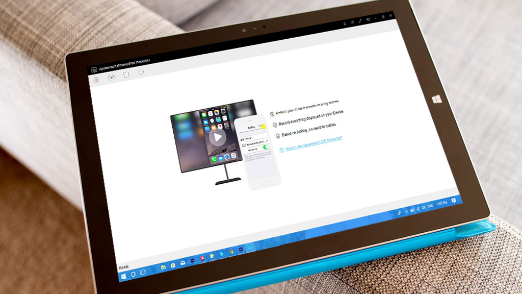 Tải miễn phí Apowersoft iPhone/iPad Recorder - quay màn hình iPhone không cần jailbreak cho iOS 10
