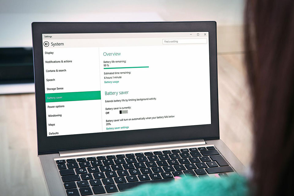 10 mẹo giúp laptop có thời gian sử dụng pin tốt hơn với Windows 10 [Phần 1]