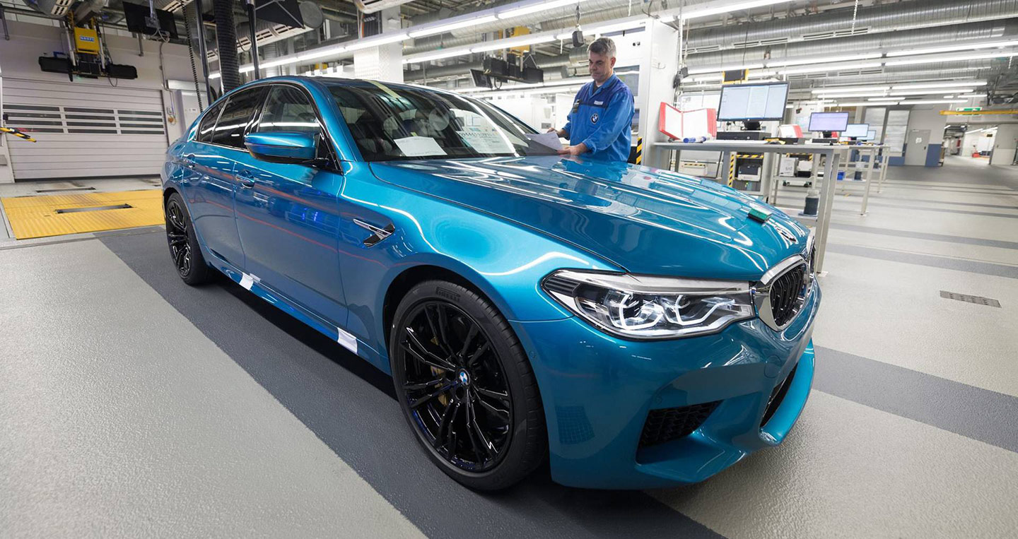 BMW M5 2018 chính thức đi vào sản xuất