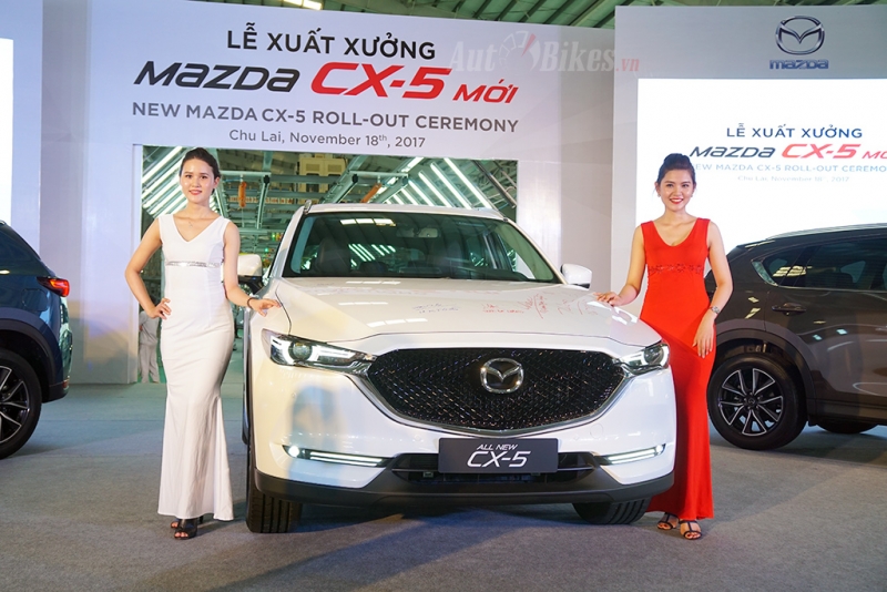 Giá lăn bánh Mazda CX-5 2018 dao động từ 962 triệu đồng tới 1,142 tỷ đồng