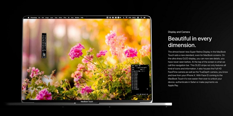 Chiêm ngưỡng Concept MacBook Pro đẹp lung linh [HOT]