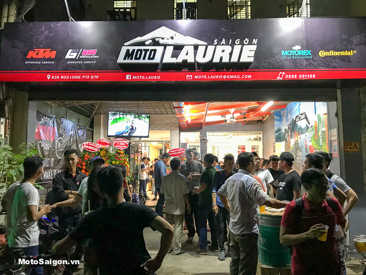 Moto Laurie Saigon: Trung tâm sửa chữa bảo trì xe moto chính thức khai trương