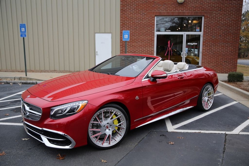 Mui trần Maybach S650 Cabriolet độ mâm nổi bật tại Mỹ