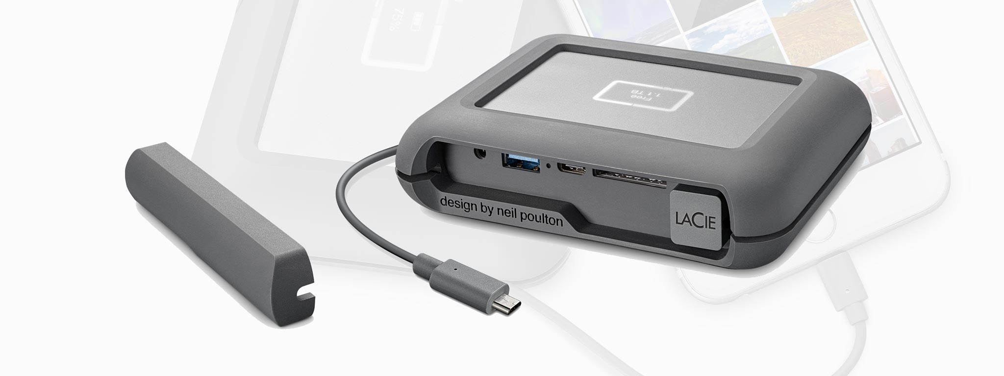 [CES18] LaCie ra mắt DJI Copilot: ổ cứng 2TB chép dữ liệu từ USB, thẻ nhớ hỗ trợ thiết bị ghi hình