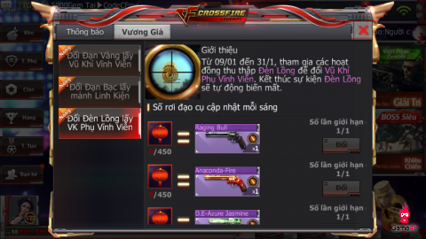 [CFL] Đèn lồng trở lại cùng vũ khí phụ vĩnh viễn