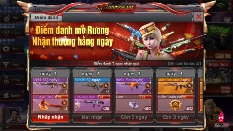 [CFL] M4A1-Fantasy xuất hiện trong Quà tặng điểm danh