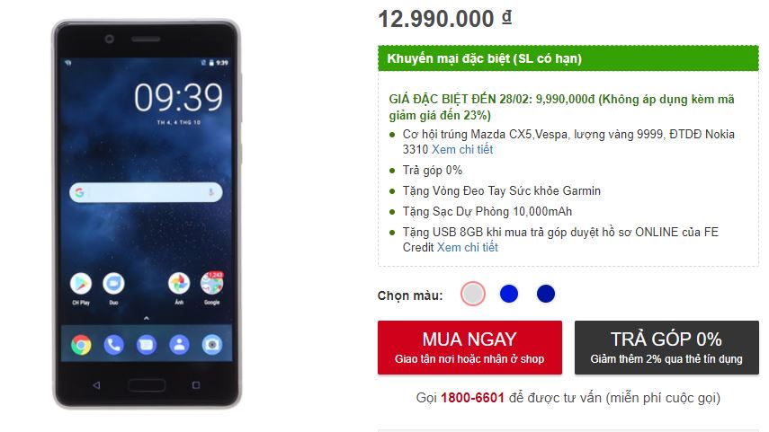 Giảm giá sốc, Nokia 8 là chiếc smartphone đáng mua nhất hiện nay