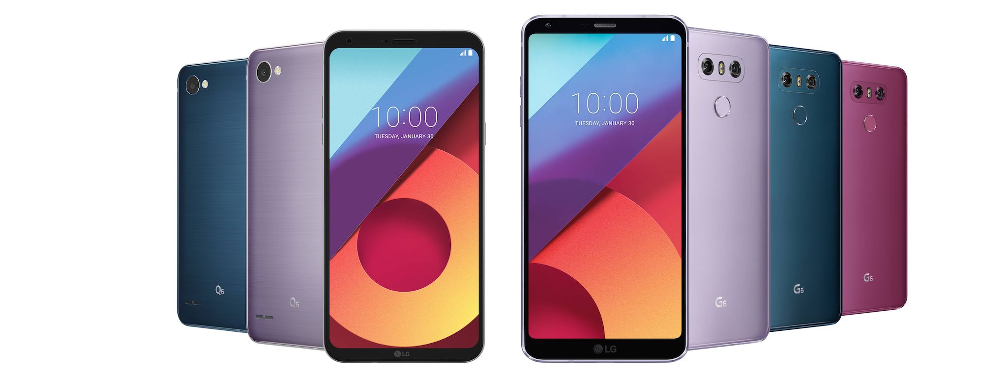 LG sẽ bổ sung thêm nhiều tùy chọn màu sắc mới cho G6 và Q6