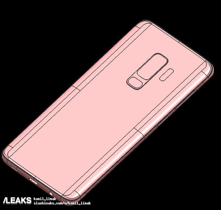 Những hình ảnh sơ đồ của bộ đôi Galaxy S9, S9+ vừa xuất hiện