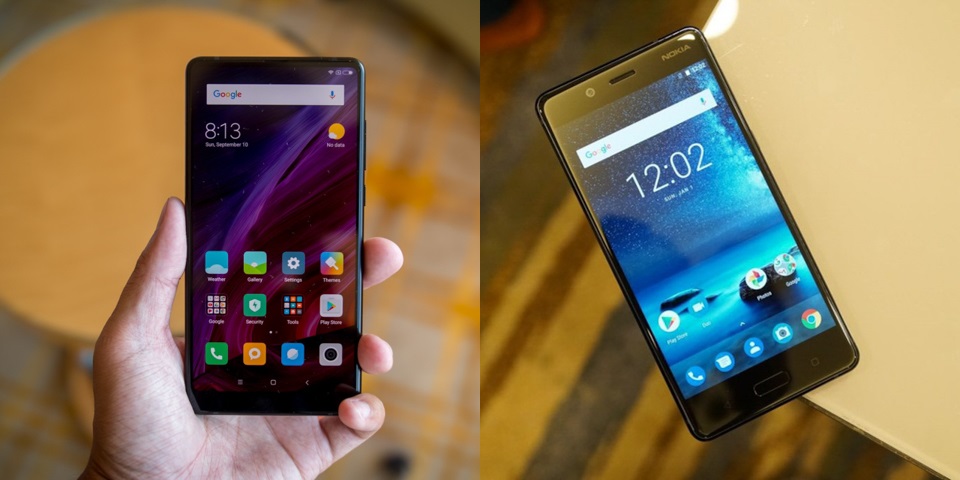 Với 13 triệu đồng, bạn sẽ lựa chọn Nokia 8 hay Mi Mix 2?