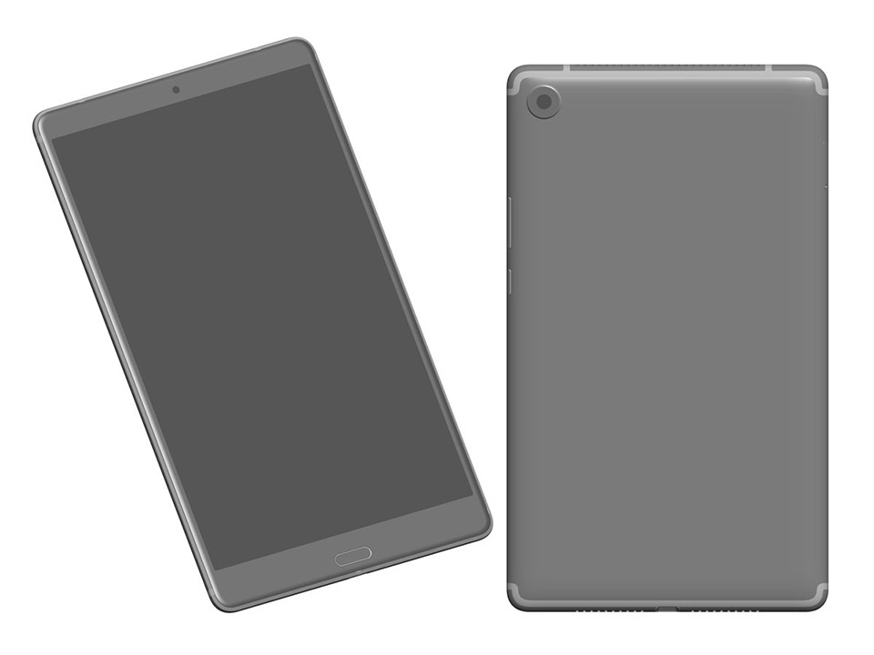 Hình ảnh render Huawei MediaPad M5 xuất hiện trên các trang mạng với 2 phiên bản [HOT]