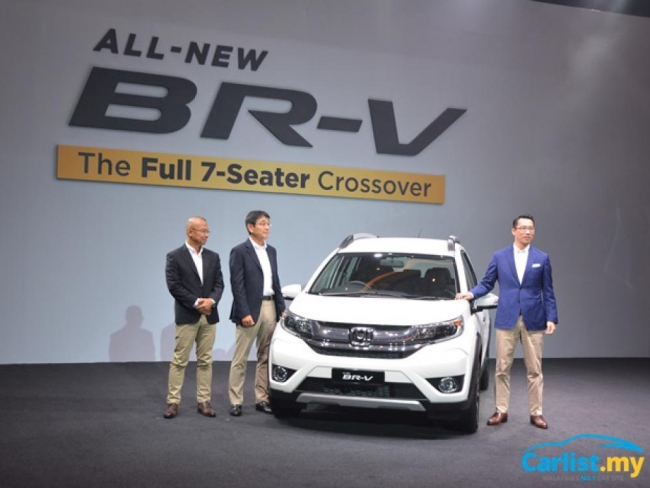 Honda BR-V với 2 phiên bản E và V giá từ 502 triệu tại Malaysia