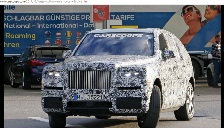 Rolls-Royce Cullinan sẽ ra mắt vào mùa hè này