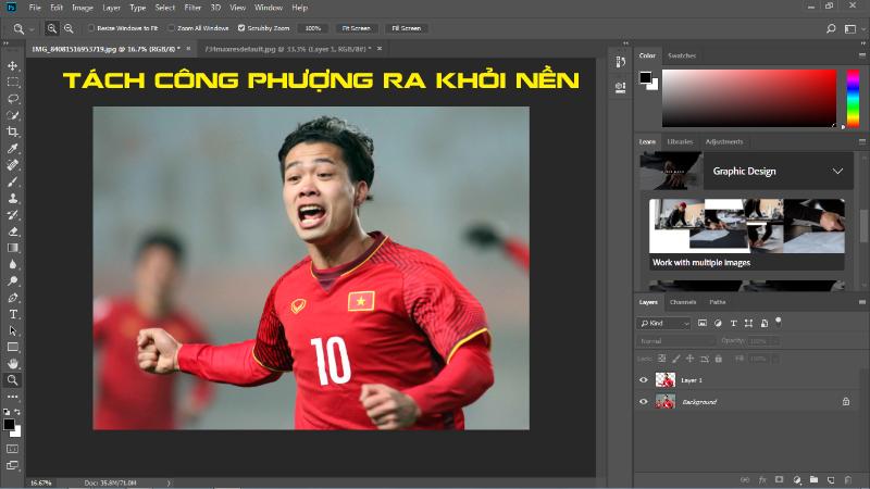 Tách người ra khỏi nền trong Photoshop đang là một trong những xu hướng thiết kế hình ảnh hot nhất hiện nay. Đây là kỹ năng cần thiết cho tất cả những người yêu thích nhiếp ảnh, thiết kế đồ họa, quảng cáo và marketing. Sự hoàn thiện của công cụ Photoshop giúp cho việc tách người ra khỏi nền trở nên dễ dàng và nhanh chóng hơn bao giờ hết. Hãy cùng chiêm ngưỡng một bức ảnh tuyệt đẹp sau khi được tách người ra khỏi nền bằng Photoshop!