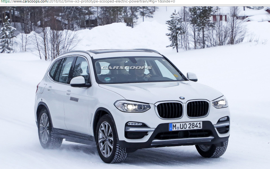 Bắt gặp nguyên mẫu thử nghiệm BMW iX3 với hệ truyền động điện