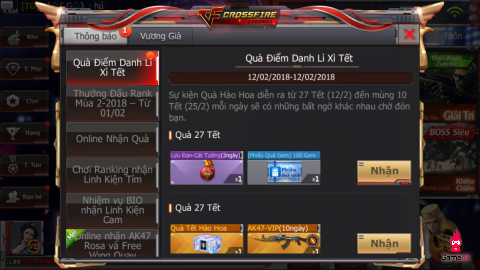 [CFL] Bùng nổ sự kiện đón Tết nguyên đán cho game thủ