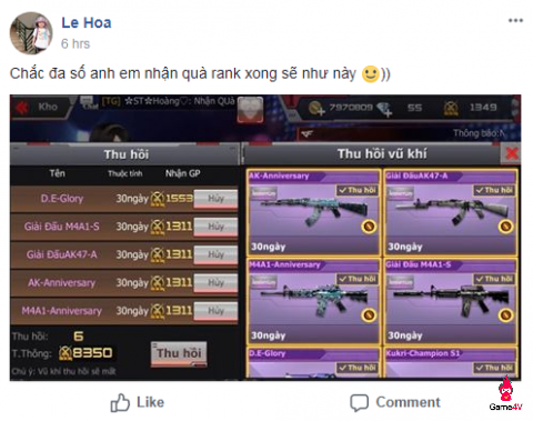 Crossfire Legends: Cày rank ngày cuối chỉ để… lấy tinh thông
