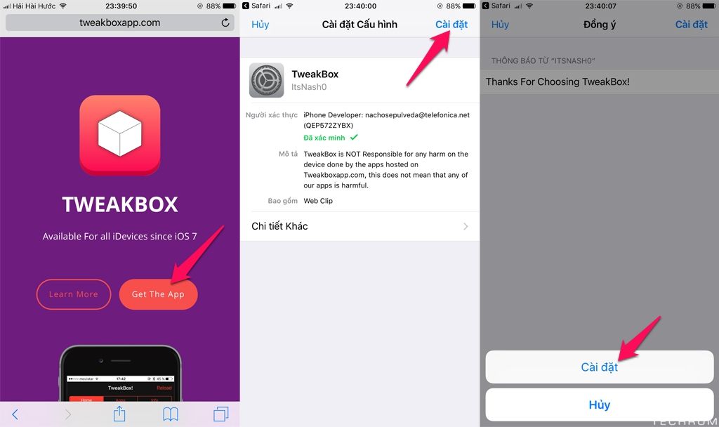 Hướng dẫn jailbreak iOS 11 bằng Electra mà không cần máy tính
