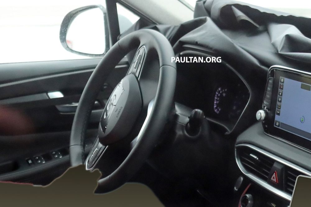 Hình ảnh nội thất của Hyundai SantaFe 2019 được hé lộ trước ngày trình làng