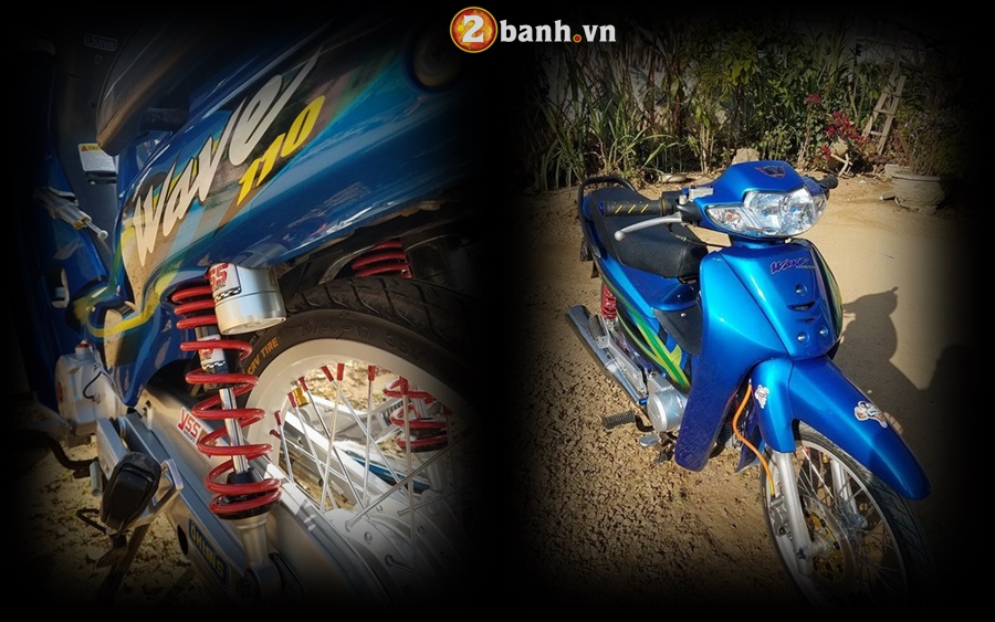 Wave 110 độ nét đẹp hơn chục năm chưa phai mờ