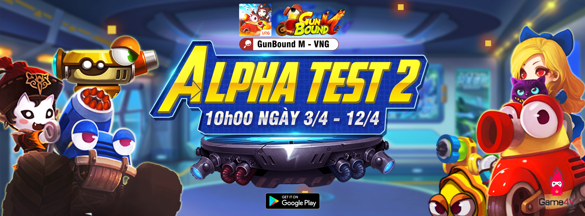 GunBound M sẽ Alpha Test 2 từ 10h00 ngày 3/4