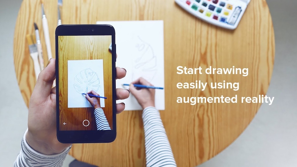 Học vẽ đơn giản bằng thực tế tăng cường thông qua chiếc smartphone [HOT]