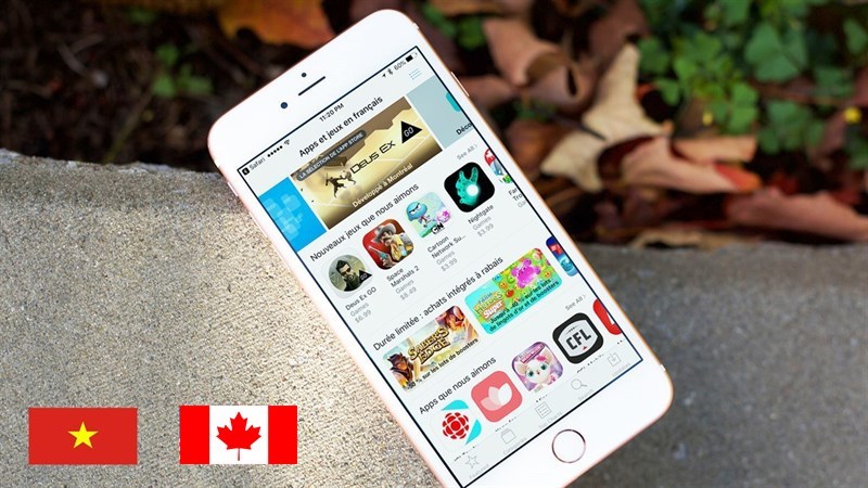 Hướng dẫn cách chuyển vùng App Store Canada về Việt Nam