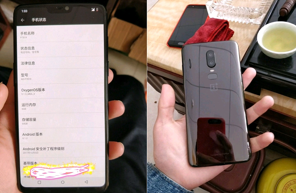 OnePlus 6 sẽ có thiết kế tai thỏ và cấu hình phần cứng ấn tượng