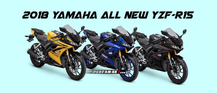 Yamaha R15 2018 bổ sung thêm 3 mới, cùng với cặp phuộc USD màu vàng nổi bật