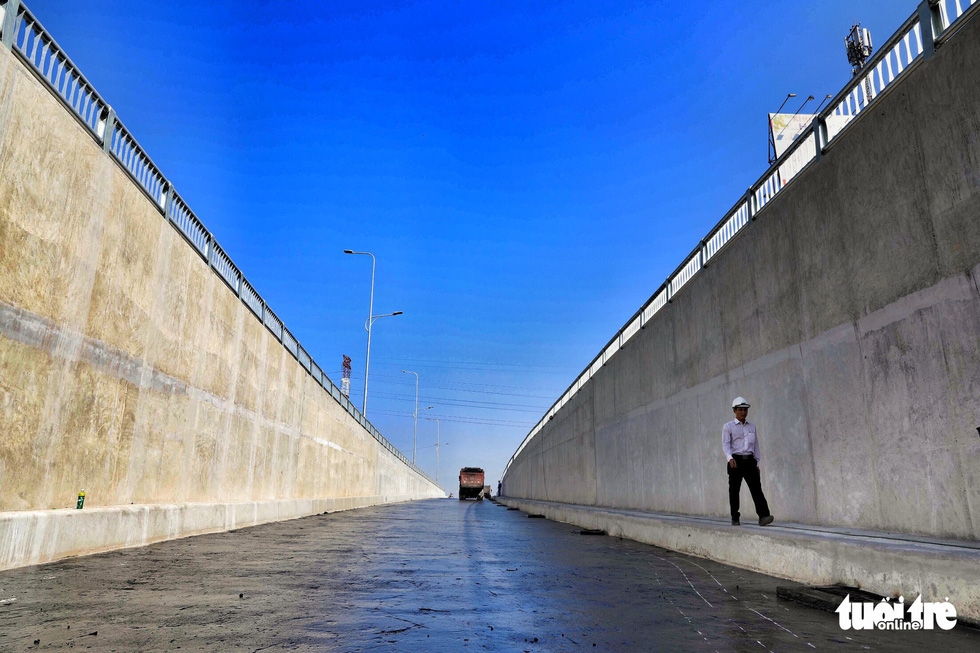 TP Hồ Chí Minh: Những bước hoàn thiện cuối cùng của hầm chui An Sương