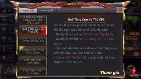 [CFL] Bất ngờ gì cho game thủ ngày 16/4?