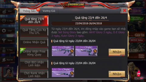 [CFL] Trên tay set vũ khí Glory danh giá