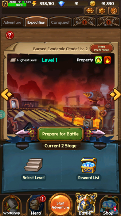 Expedition – Nơi game thủ thu về hàng loạt phần thưởng quý giá trong Hello Hero: Epic Battle