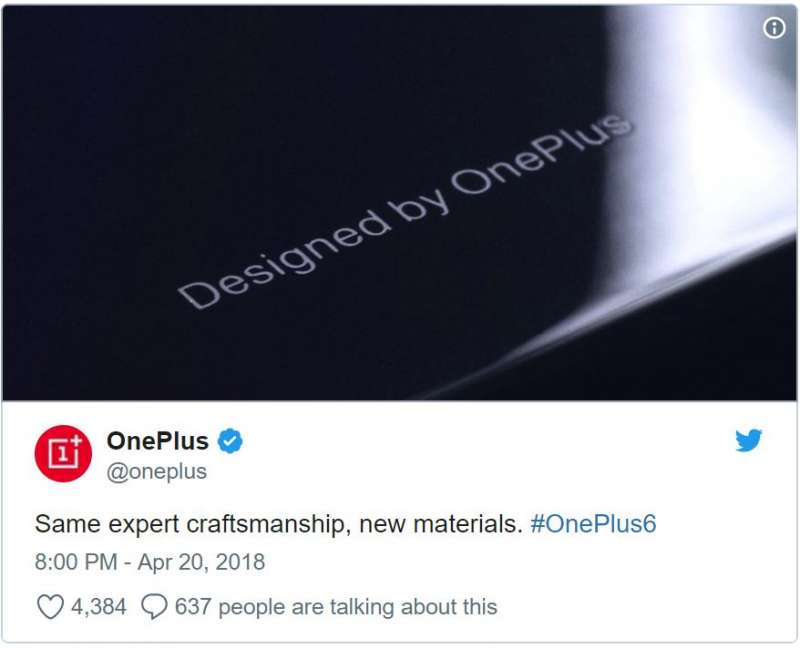 OnePlus 6 có thể sử dụng chất liệu khung vỏ mới