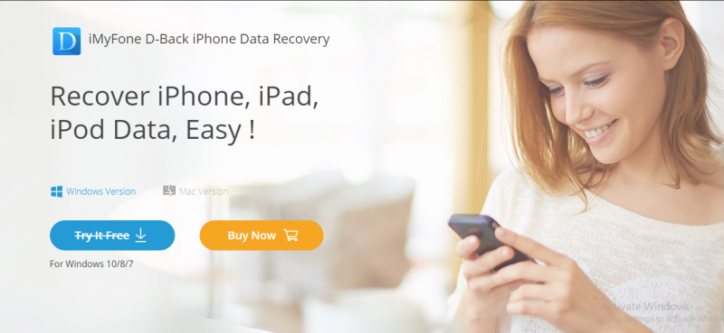 Khôi phục dữ liệu đã xoá trên thiết bị iOS dễ dàng với phần mềm iMyFone D-Back [HOT]