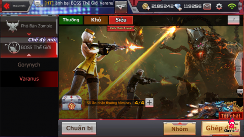 [CFL] Varanus tái xuất game thủ trong Boss thế giới