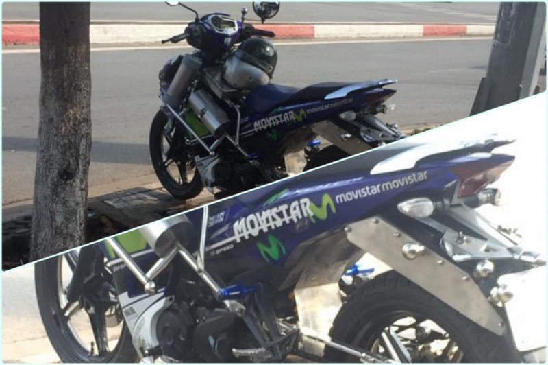 Exciter 150 độ phiên bản 'tăng thiết giáp'
