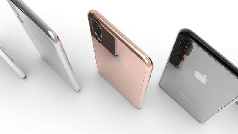 iPhone X Plus 3 camera mặt sau và có 5 tùy chọn màu tuyệt đẹp