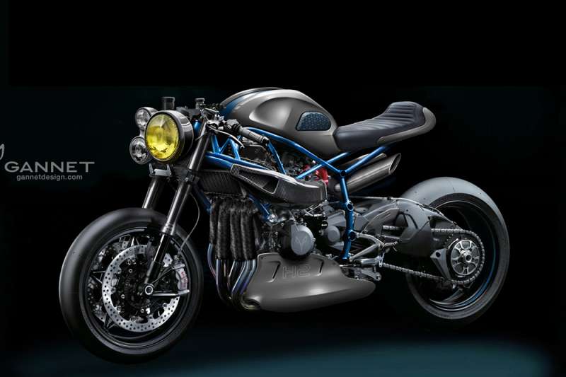 KAWASAKI NINJA H2 lộ diện bản design mang phong cách Retro cổ điển