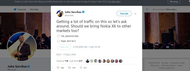 HMD hỏi ý kiến người dùng: Nokia X6 có nên bán ra thị trường quốc tế