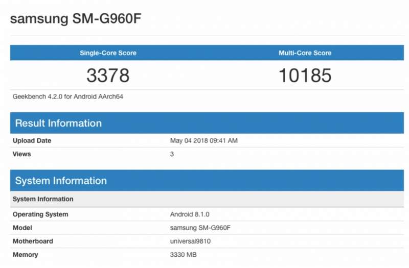 Galaxy S9 sắp được cập nhật lên hệ điều hành Android 8.1 Oreo