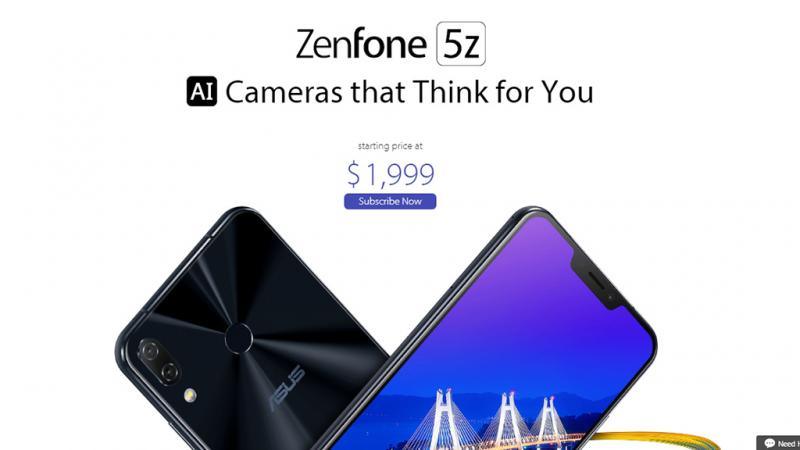 Asus công bố giá bán chính thức của ZenFone 5Z tại thị trường Mỹ