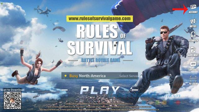 Hướng dẫn chuyển tài khoản Rules Of Survival nhanh chóng