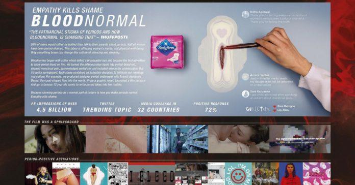 Chiến dịch “Bloodnormal” của Libresse – Lột tả mọi câu chuyện bị quảng cáo che giấu về kinh nguyệt